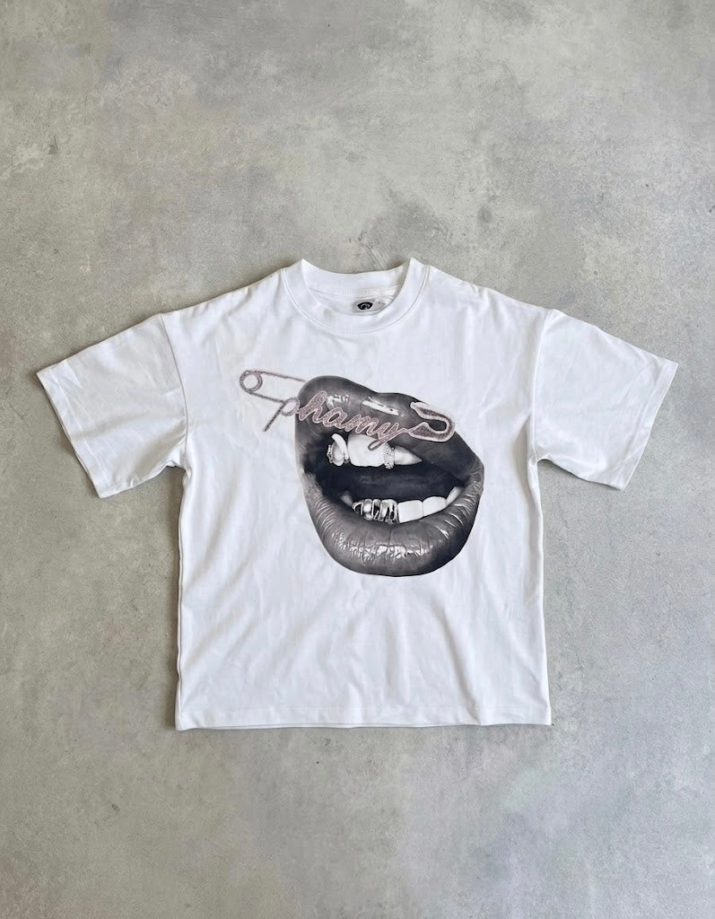 Lips Print T-Shirt