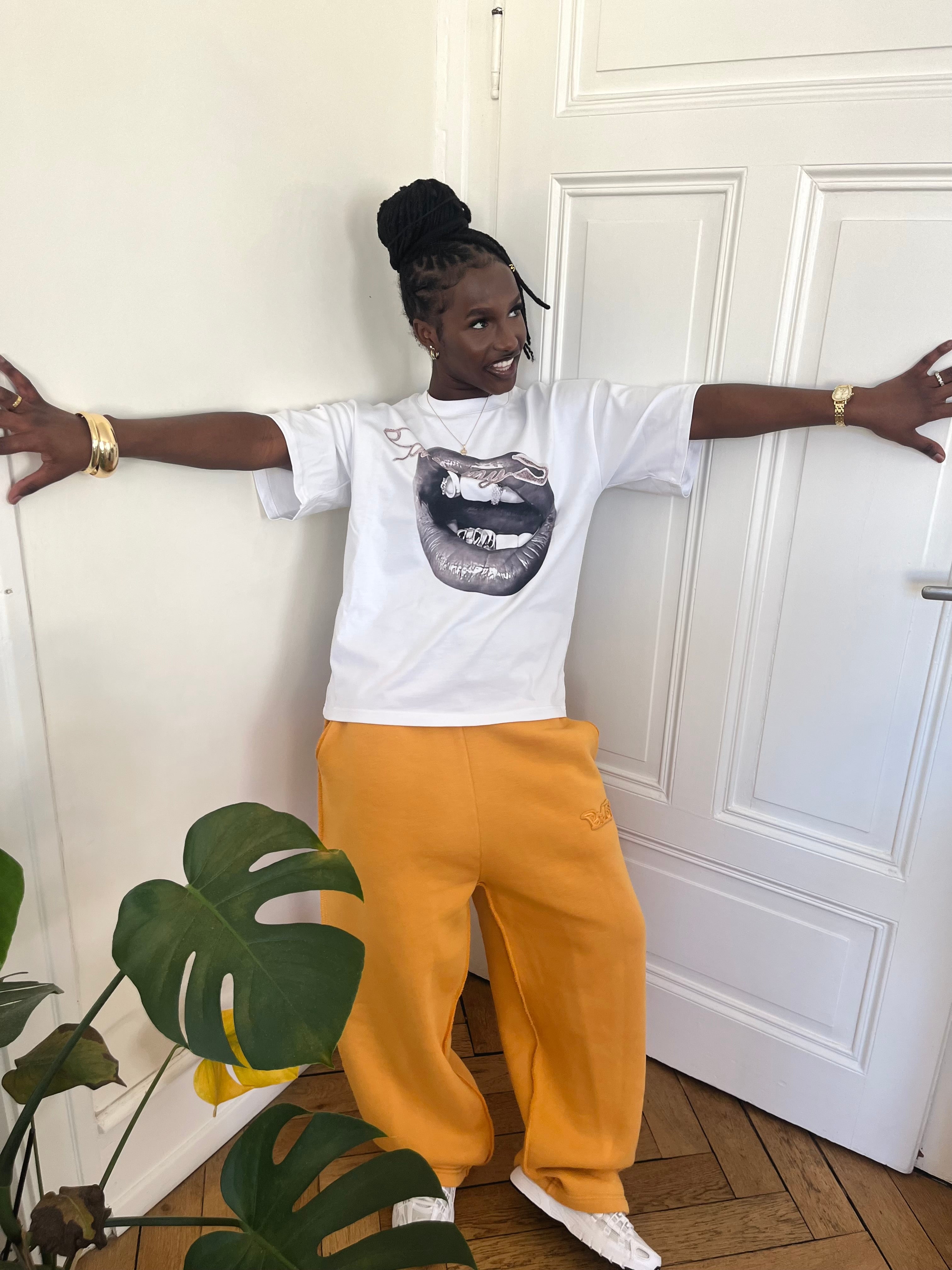 Lips Print T-Shirt